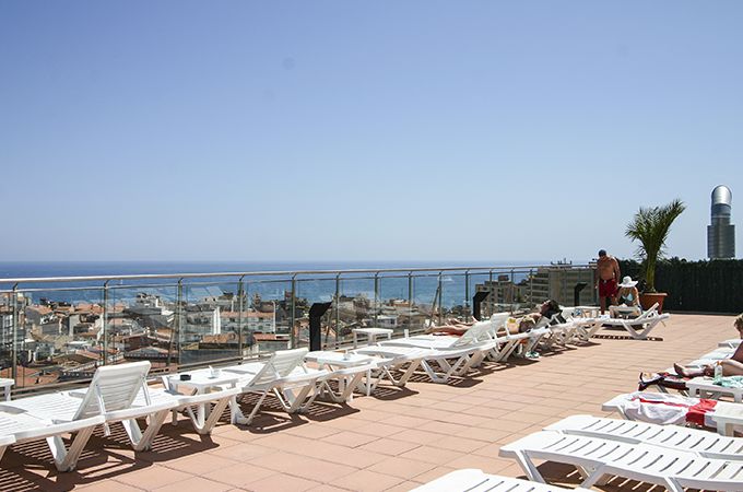 Calella Calella Palace Dachterrasse