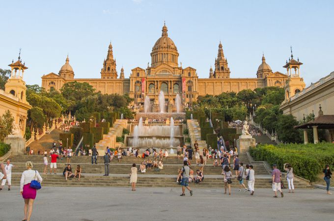 Calella Barcelona Nationalpalast